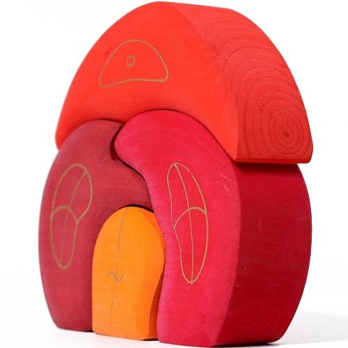 Grimm's kabouterhuisje rood
