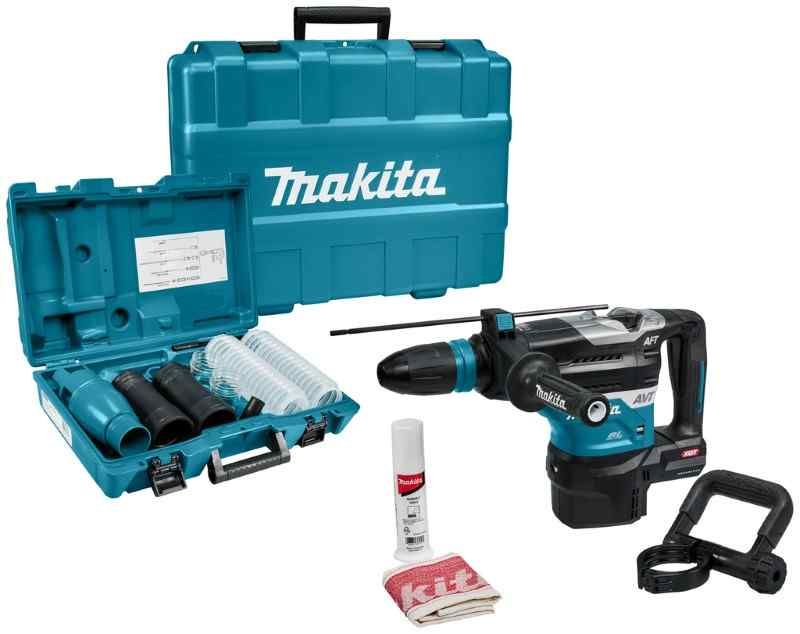 Makita HR005GZ04 40V Max Combihamer body in koffer met stofafzuiging en AWS zender