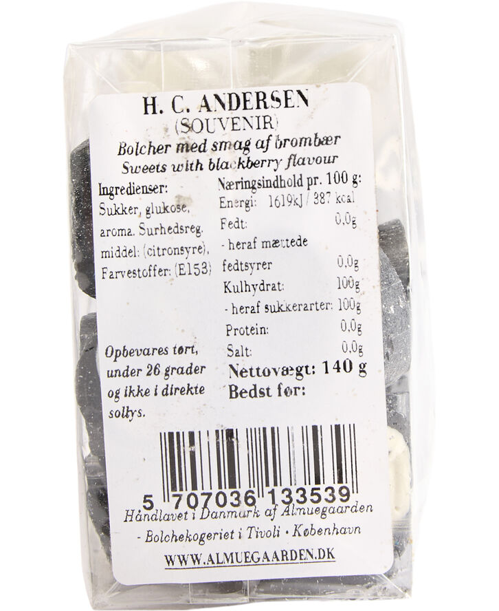 Almuegaarden H. C. Andersen, Klodsbundspose, 140g Sort