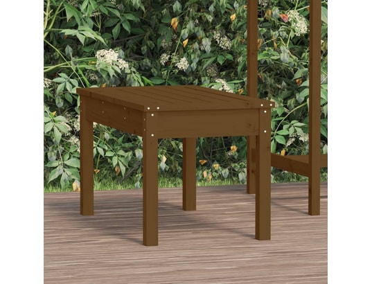 VIDAXL - Banc de jardin marron miel 80x44x45 cm bois de pin massif