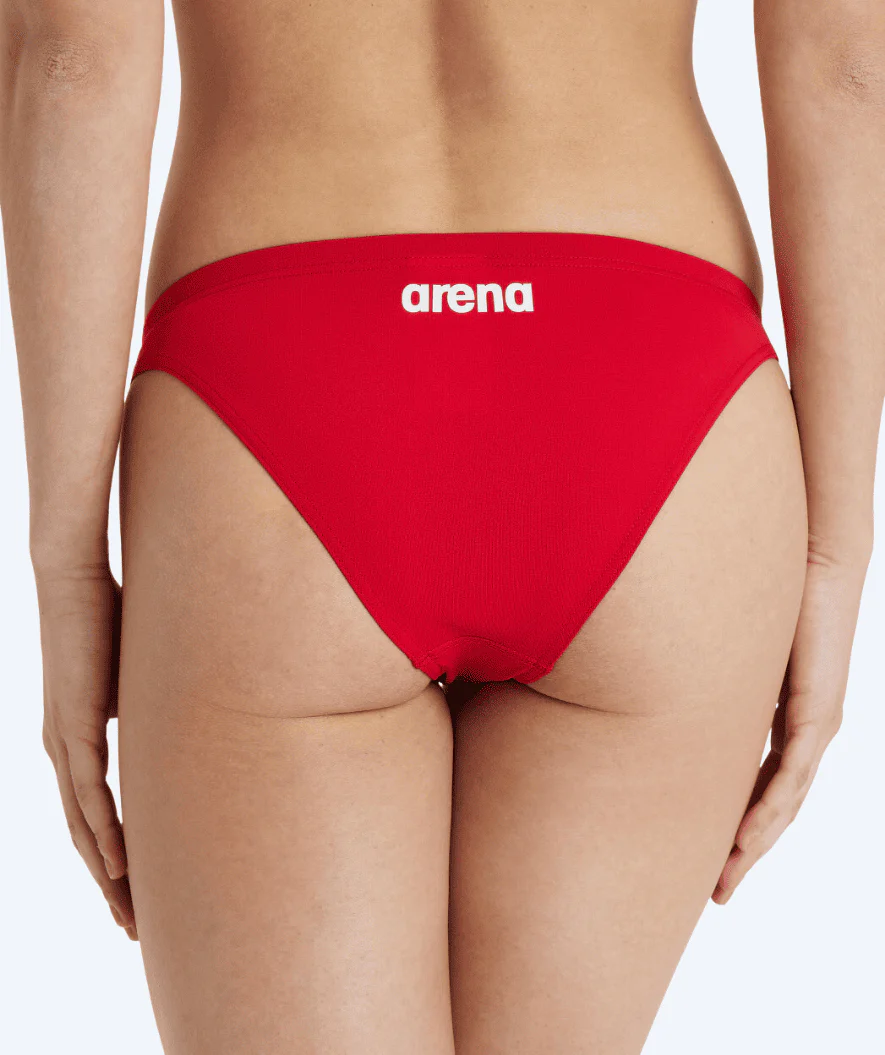 Arena bikini underdel til damer - Solid Bottom - Rød