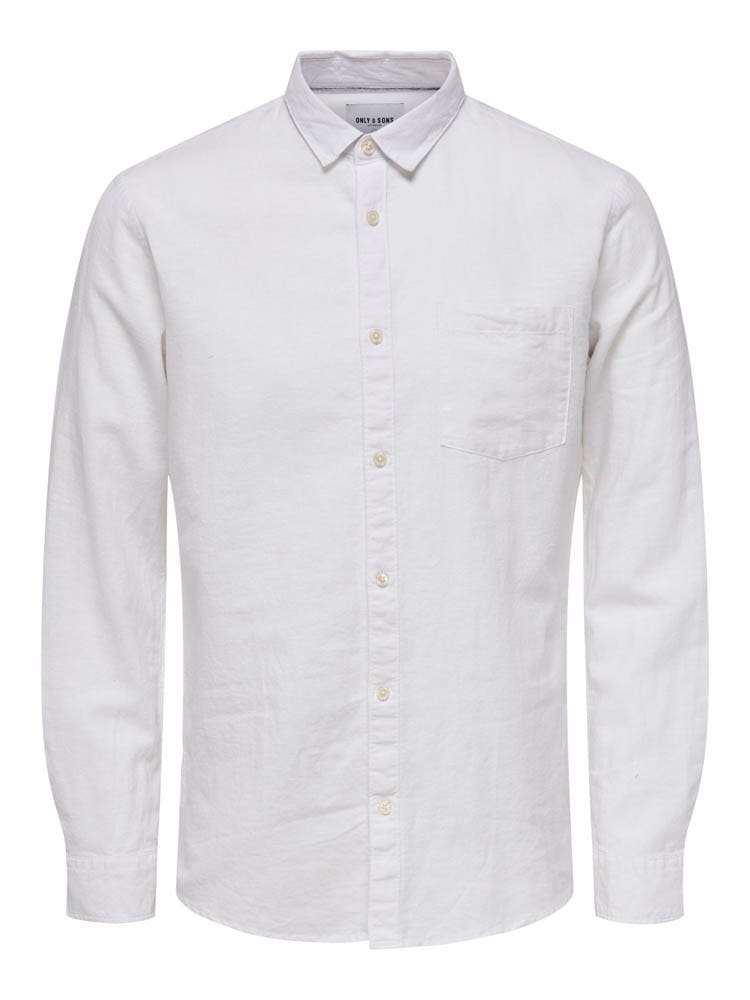 ONLY & Sons  Caiden Solid Linen Shirt