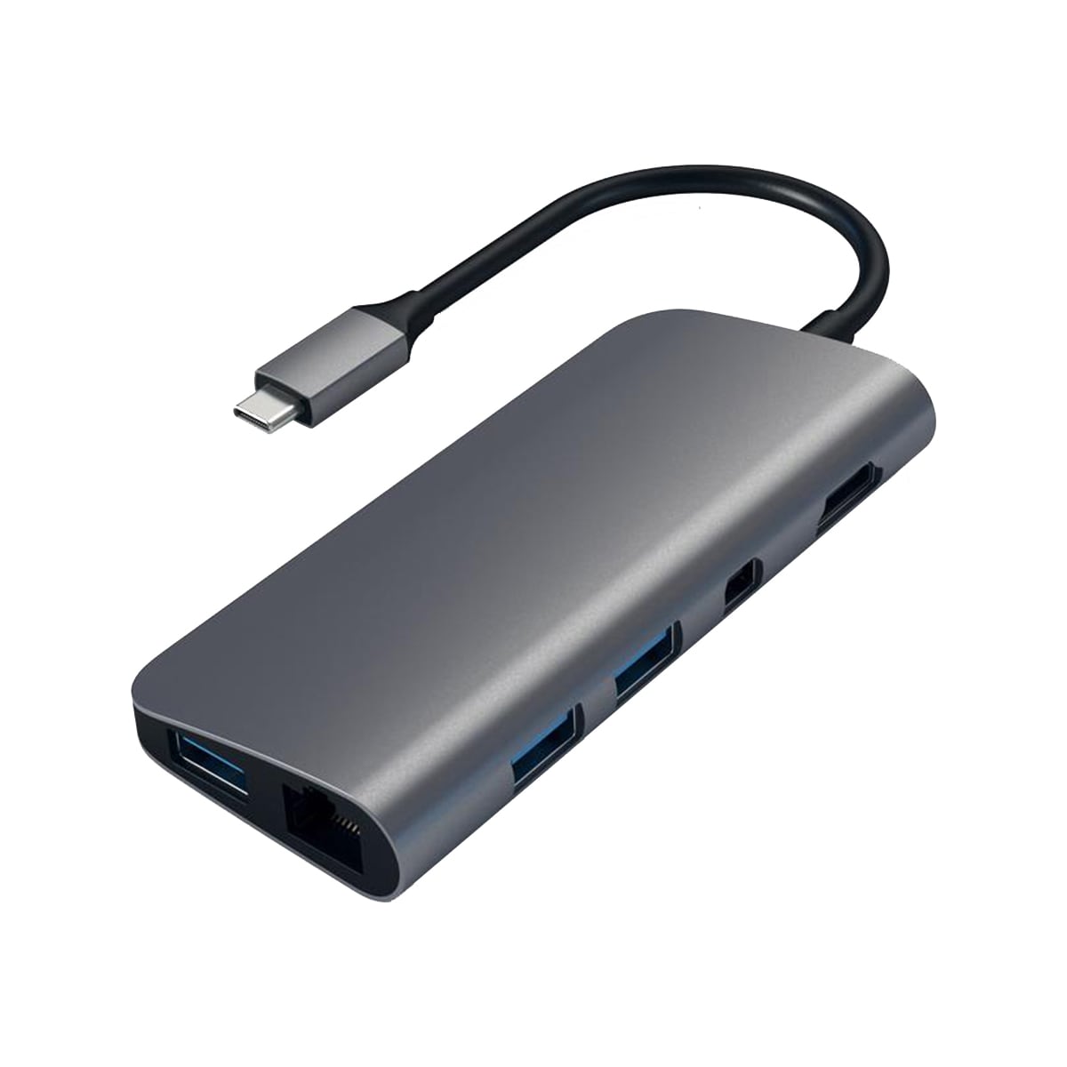 Satechi 9-in-1 USB-C hub (romgrå)