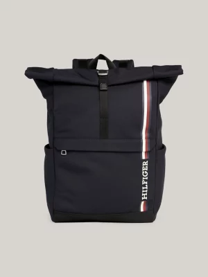 Mochila Hilfiger Monotype Logo com fecho de enrolar