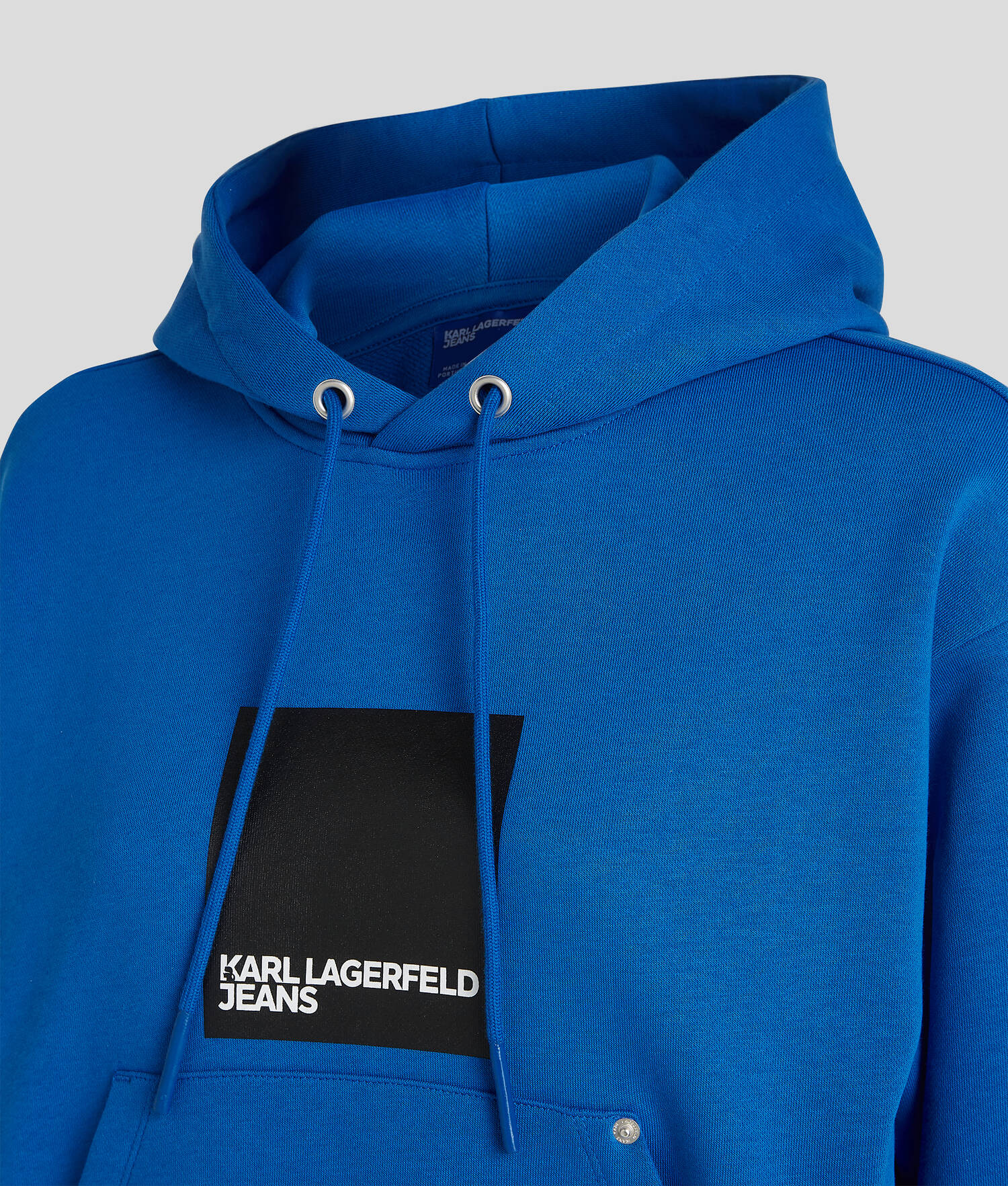 SWEAT À CAPUCHE AVEC LOGO KLJ ENCADRÉ
