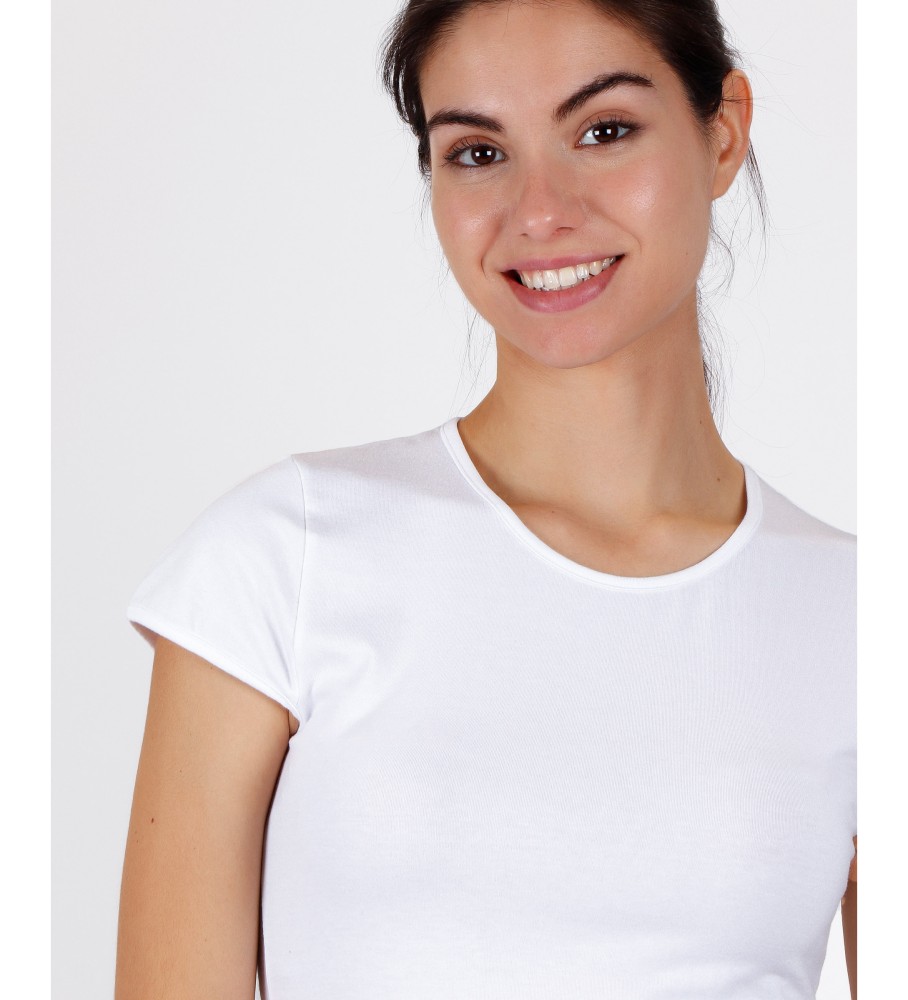 Camiseta Admas Soft Warm de Manga Curta, Branca