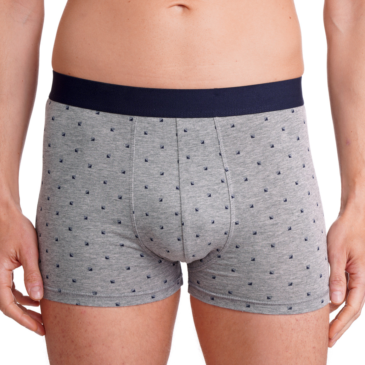 VanVaan Herren Retroshorts mit Allover-Print grau