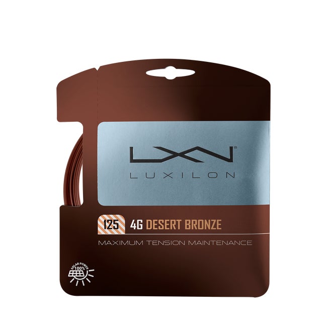 4G Desert Bronze 125 Tennissaiten-Set