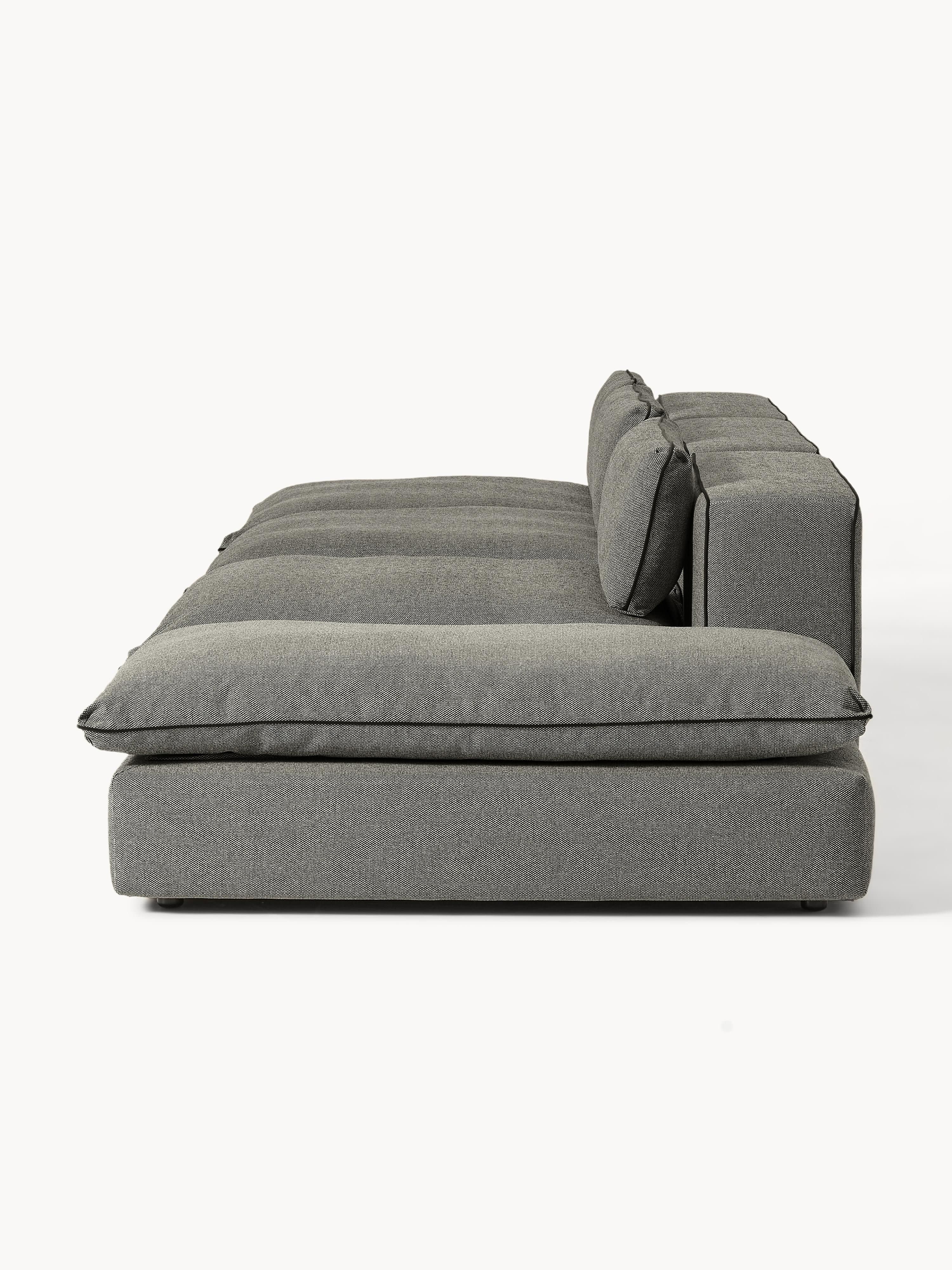 Modulaire XL-bank Felix (3-zits) met poef