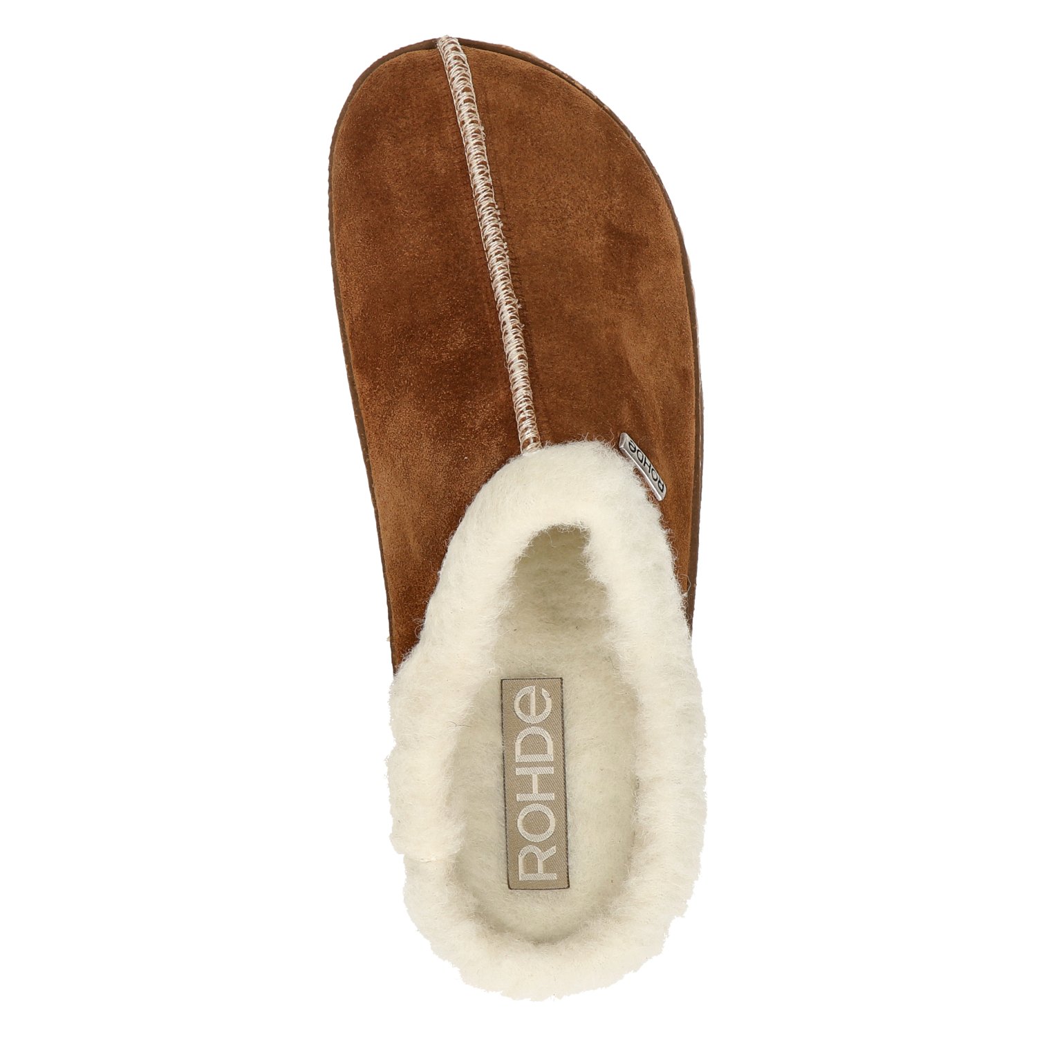 Foggia-D dames pantoffel Rohde Cognac