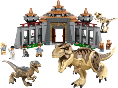 LEGO Bezoekerscentrum: T. rex & raptor aanval (76961)