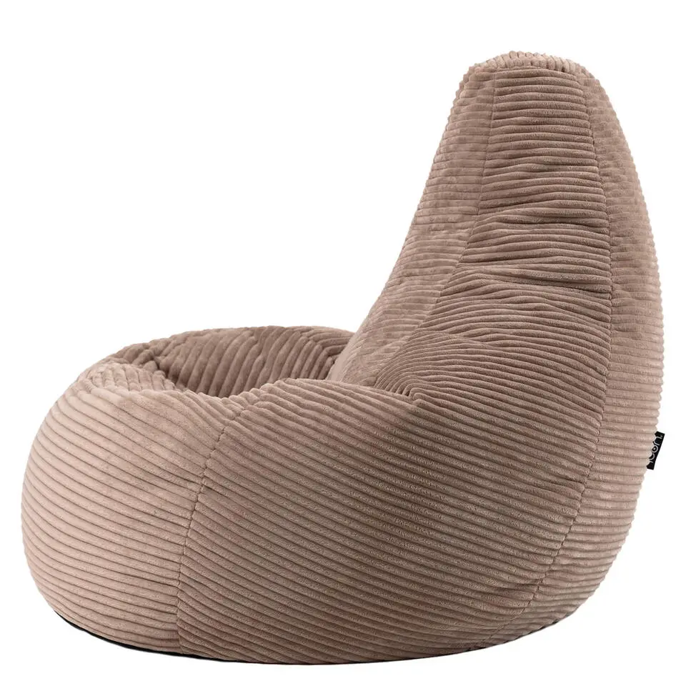 Set van 2 icon Zitzak Dalton - Corduroy Zitzak Volwassenen - Mokka