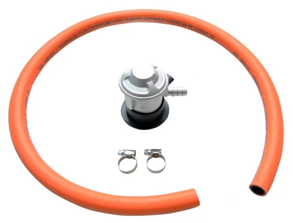 Cozze® regulatorsæt med slange 1,1 meter Incl 2 x spændebånd (DK)