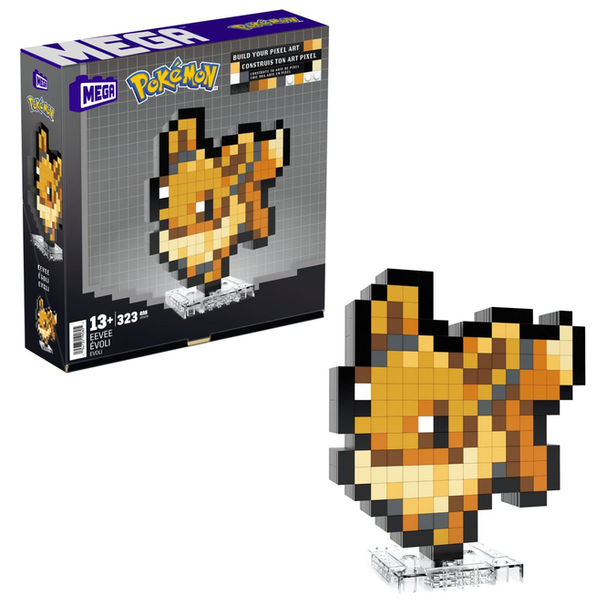 MEGA - Pokémon - Pixel Art - Evoli