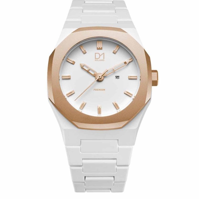 Montre D1 Milano PREMIUM Quartz - Cadran Doré - 40,5 mm - PR07