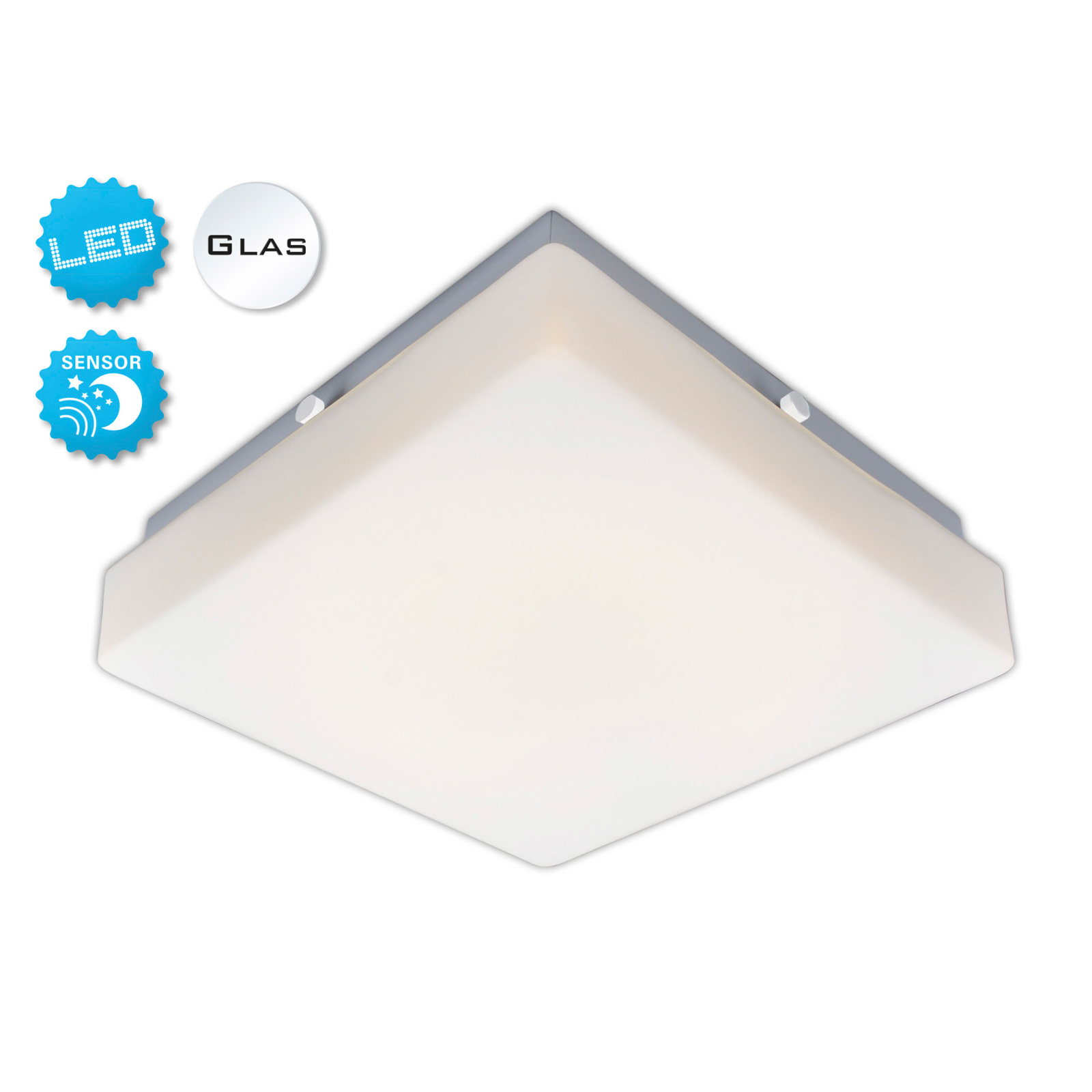 LED-Deckenleuchte TRONDHEIM - weiß - mit Sensor