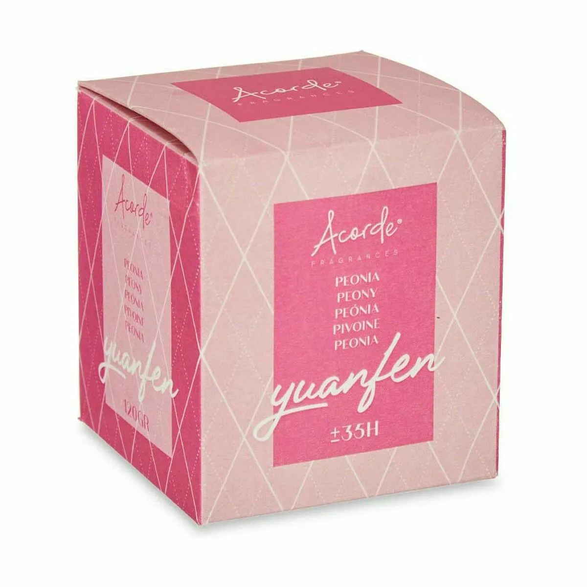 Acorde Bougie Parfumée Pivoine (12 Unités)
