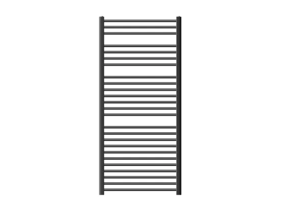 Sèche-serviettes de salle de bain Sahara, 750 x 1500 mm, anthracite, droit
