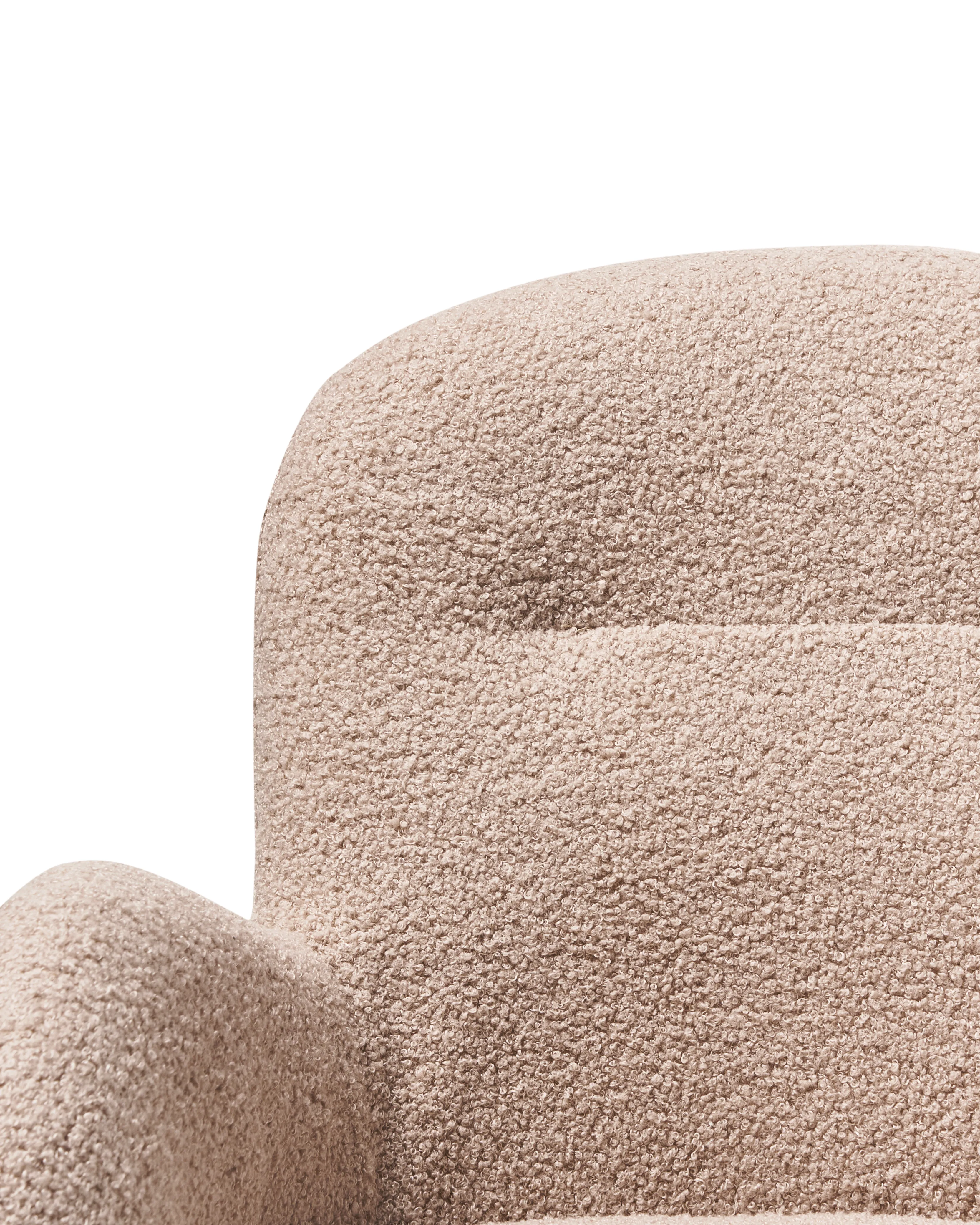 Bureaustoel PRIDDY Bouclé Beige