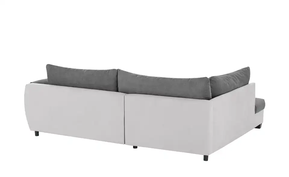 Ecksofa Krissy Steingrau, Silbergrau links