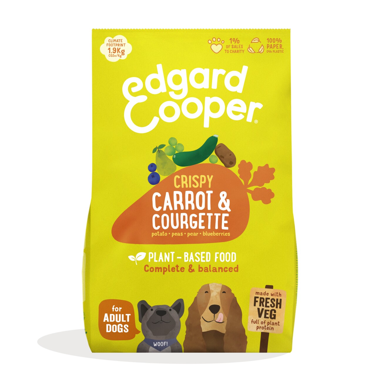 Edgard & Cooper plantbased Crispy Karotte & Zucchini 2,5 kg