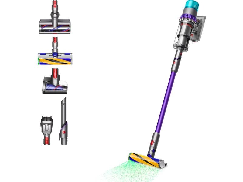 Dyson Akku-Hand- und Stielsauger Gen5 Detect Absolute Kabelloser Staubsauger mit Lichtstrahl-Stauberkennung und Display-Anzeige