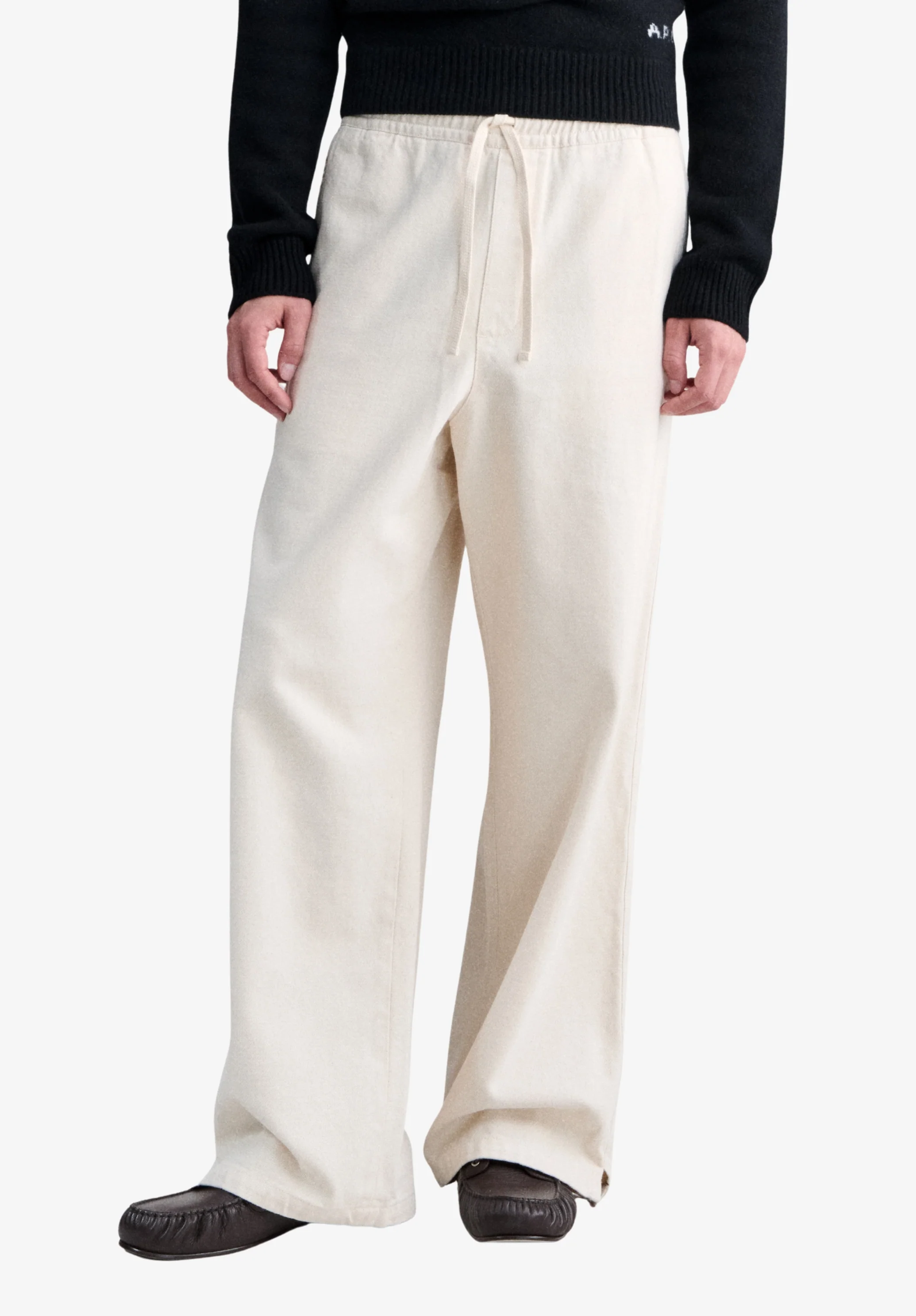 Pantalon workwear blanc cassé - Blanc casse