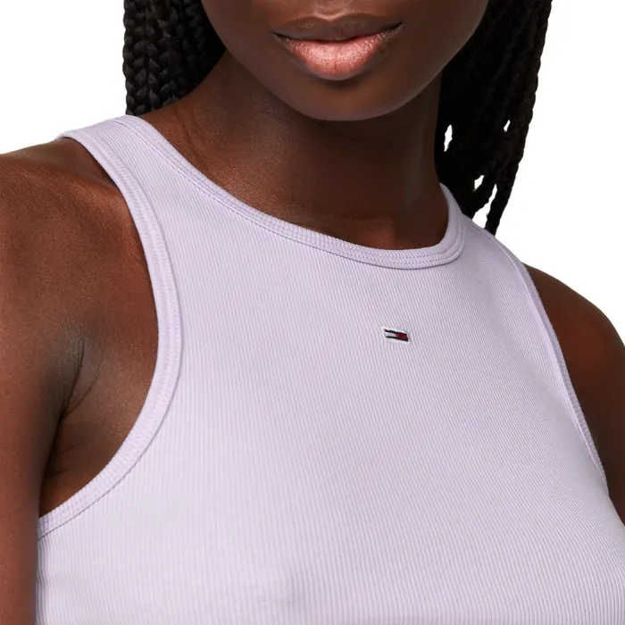 Tommy Hilfiger Essential Slim Rib-Knit Tanktop Dames