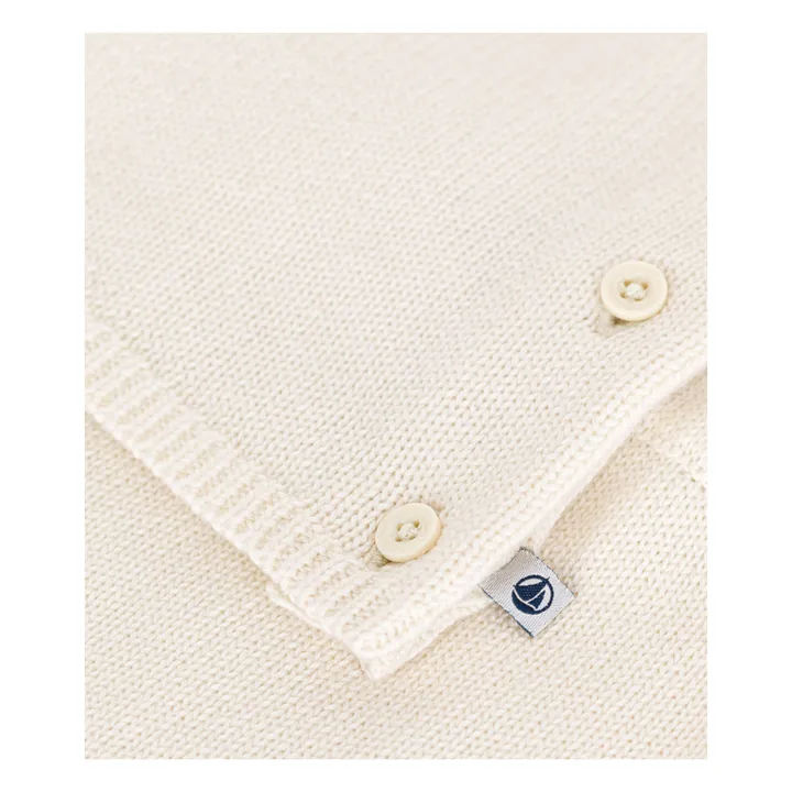 Petit Bateau Ensemble Mabcoat Maille | Ecru
