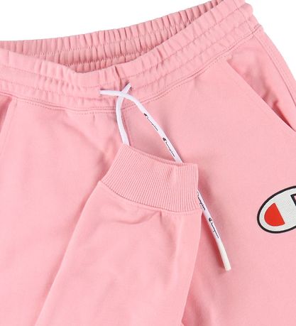 Champion Fashion Jogginghosen - Rosa m. Logo