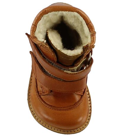 Angulus Winterstiefel - Tex - Kognac Mit Futter/Klettband