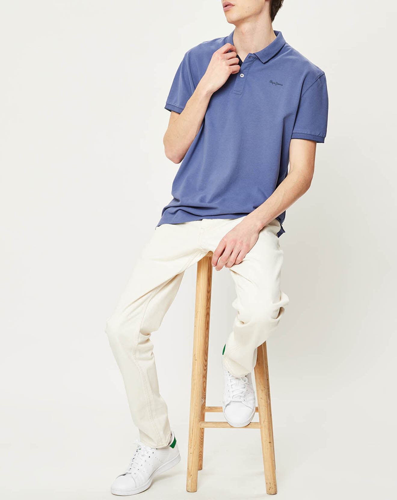 Pepe Jeans Jean Callen Crop écru