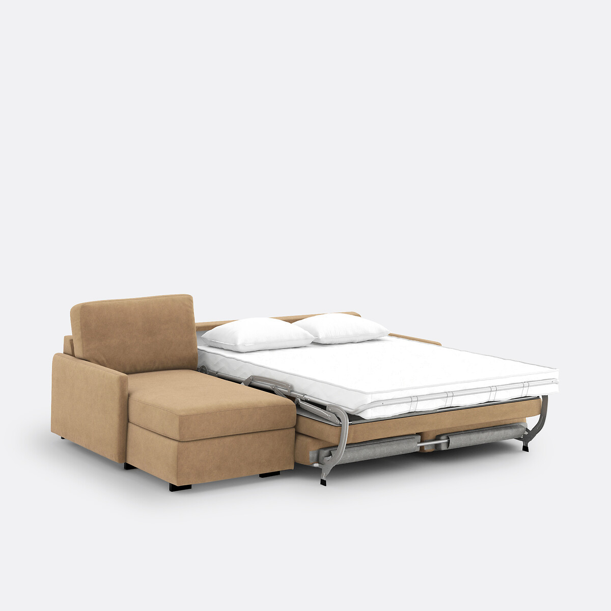 LA REDOUTE INTERIEURS<br>Sofá-cama de canto em veludo, Bultex Marta