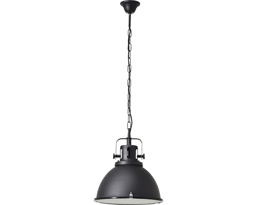 Hanglamp, 1-lichts, HxØ 133x38 cm, zwart
