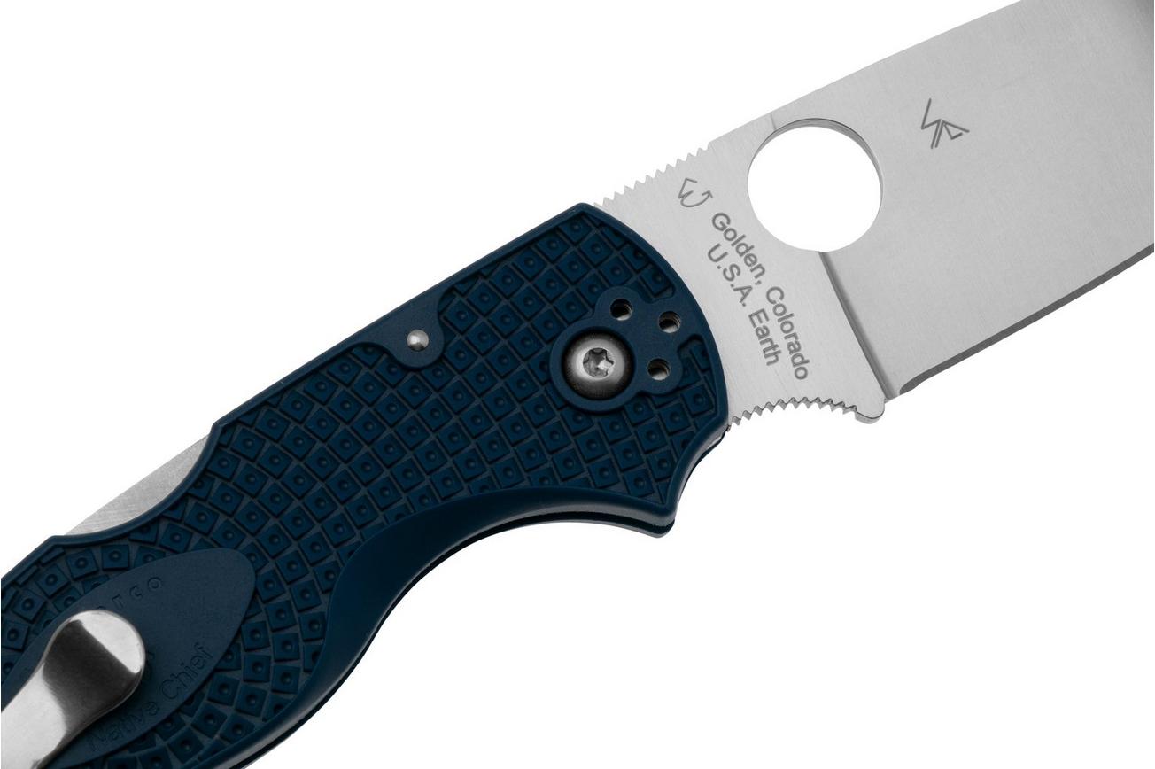 Spyderco Native Chief Lightweight CPM SPY27 C244PCBL Cobalt Blue FRN zakmes