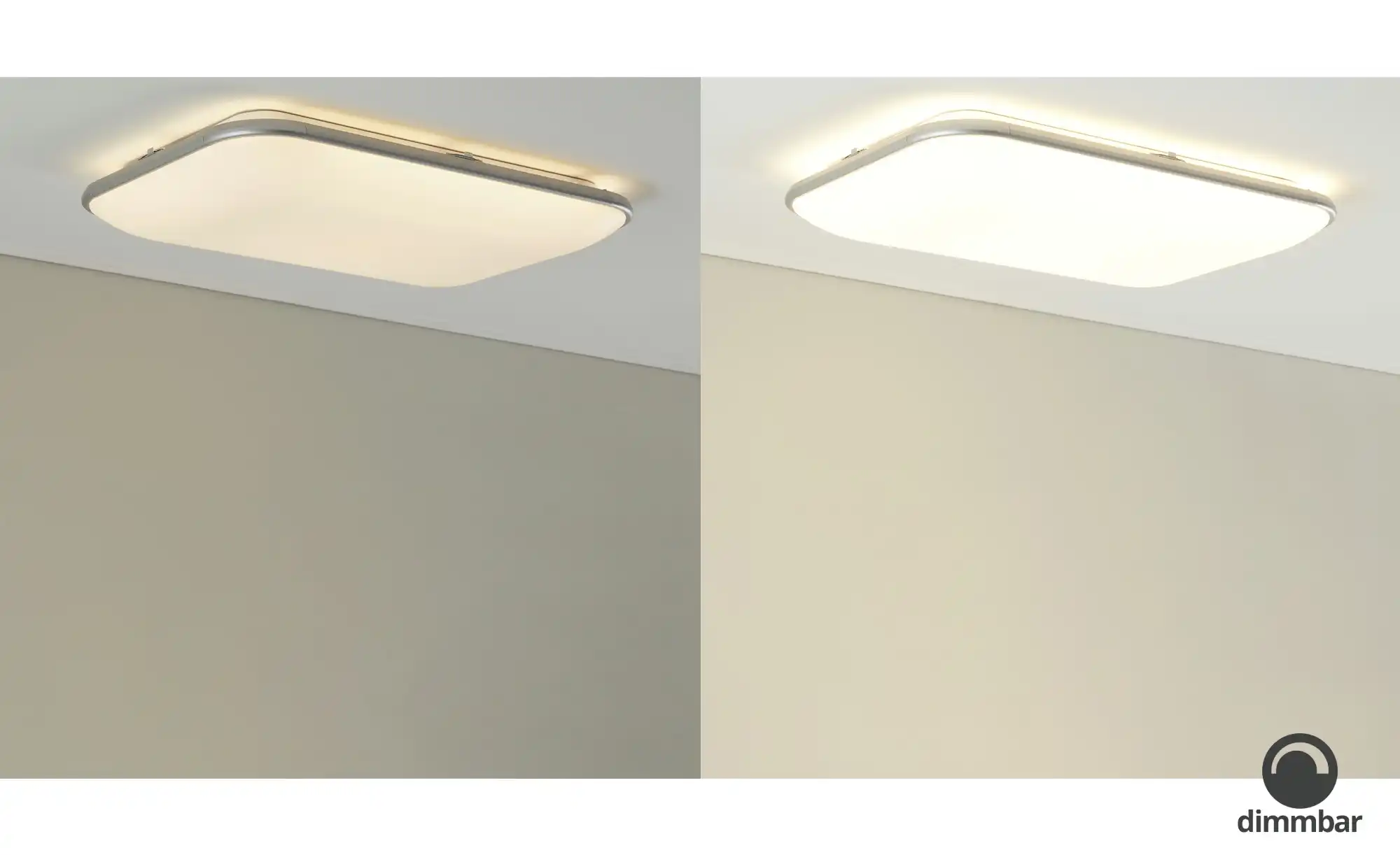 Meisterleuchten LED-Deckenleuchte, Acryl weiß, rechteckig