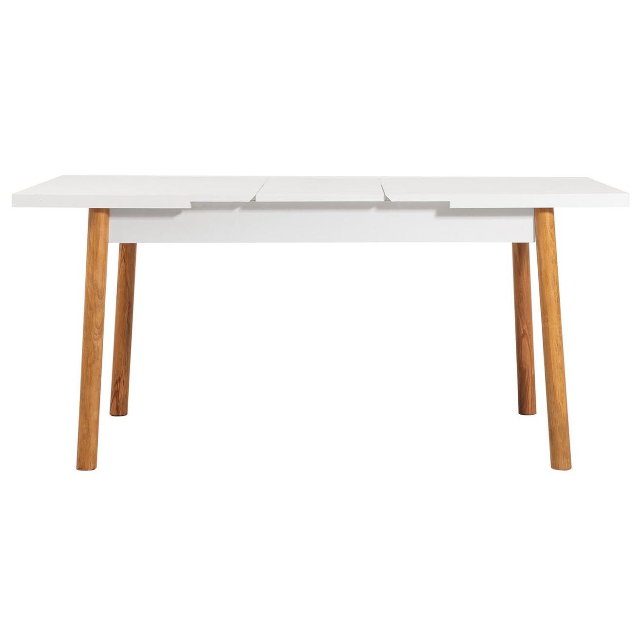 Homitis Ensemble Table + 4 Chaises Santiago 0701 beige/blanc/gris