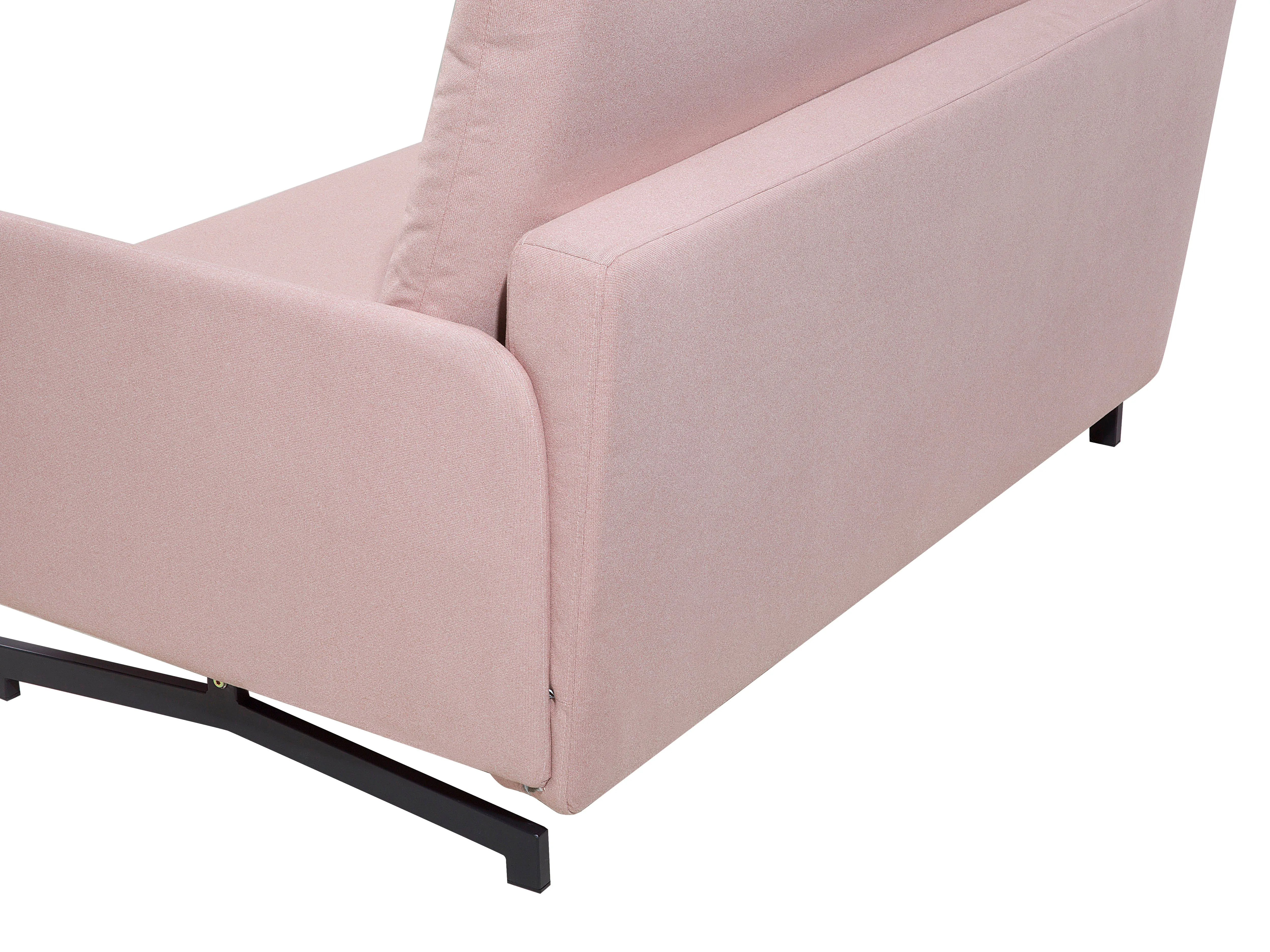 Slaapbank 2-zits BELFAST Stof Roze