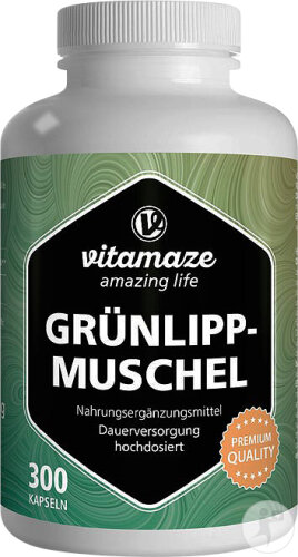 Vitamaze Moule À Lèvres Vertes 500mg 300 Gélules