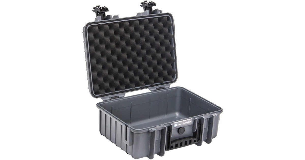 B&Woutdoor.case type 4000 GoPro9 koffer  (Grijs)