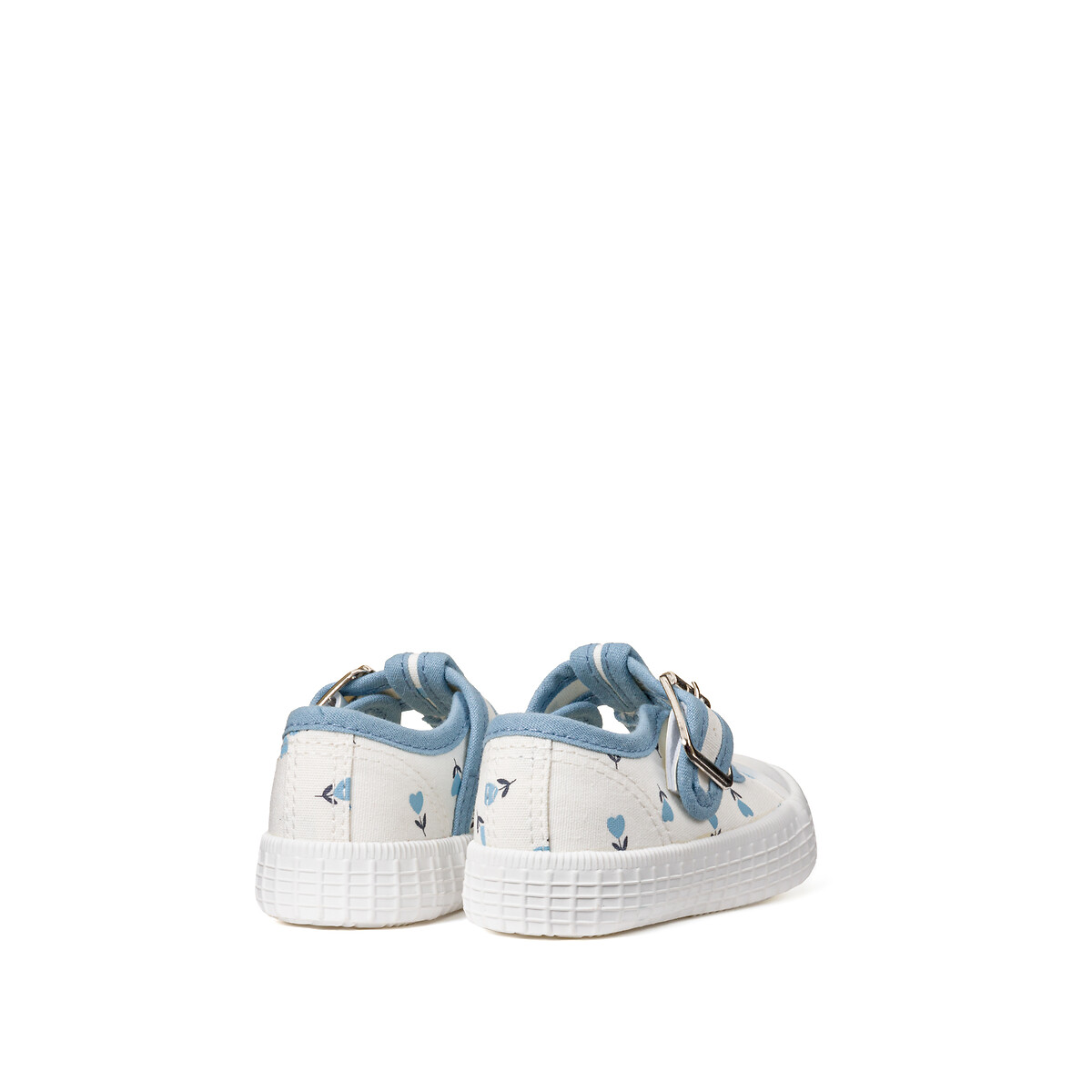 COLEÇÕES LA REDOUTE<br>Tênis estilo bailarina com fivela, estampa floral