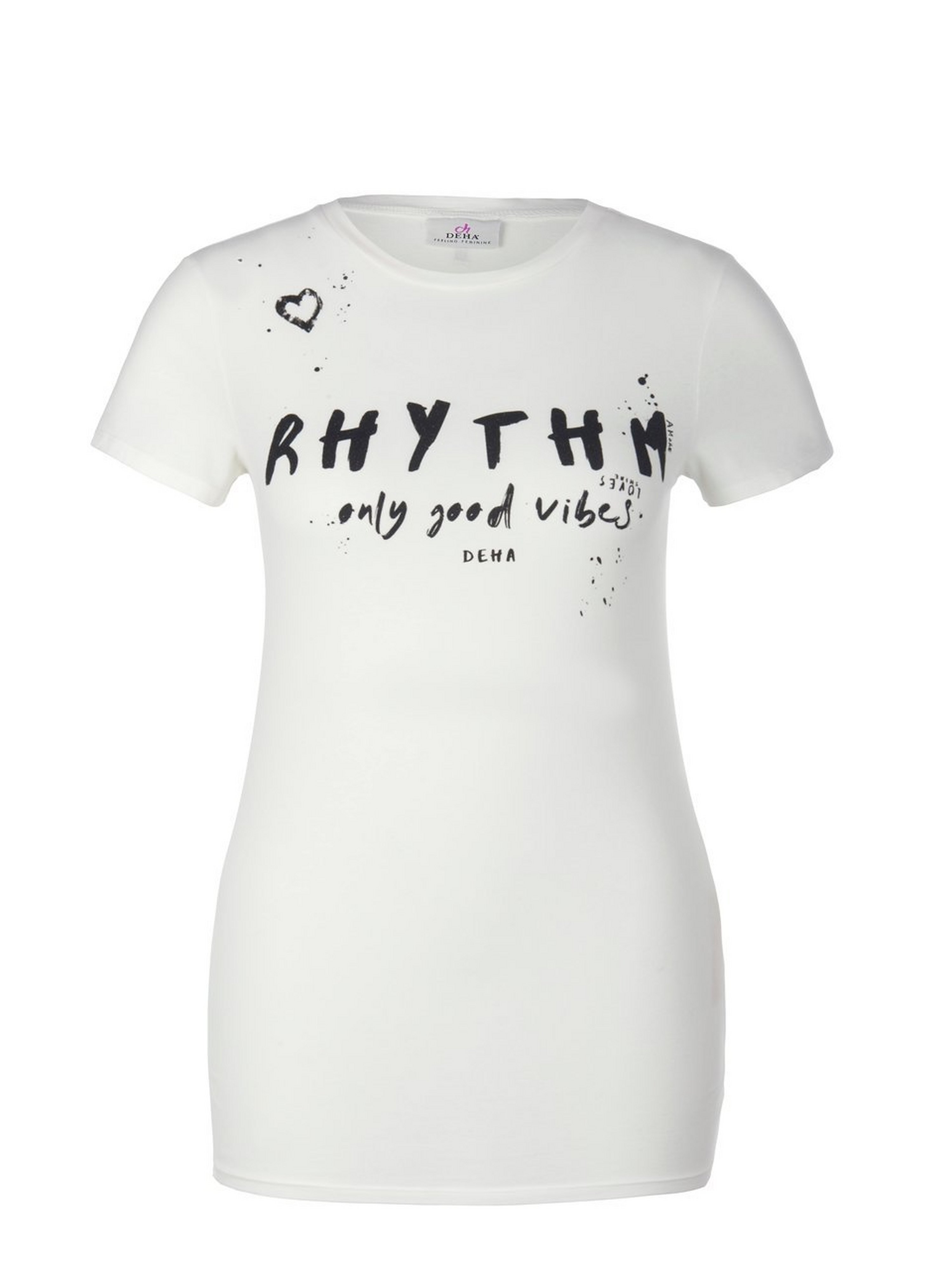 Rundhals-Shirt mit 1/2-Arm