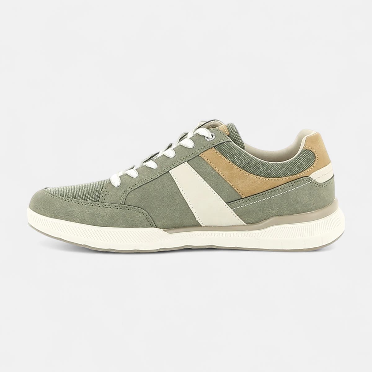 Baskets basses Homme kaki