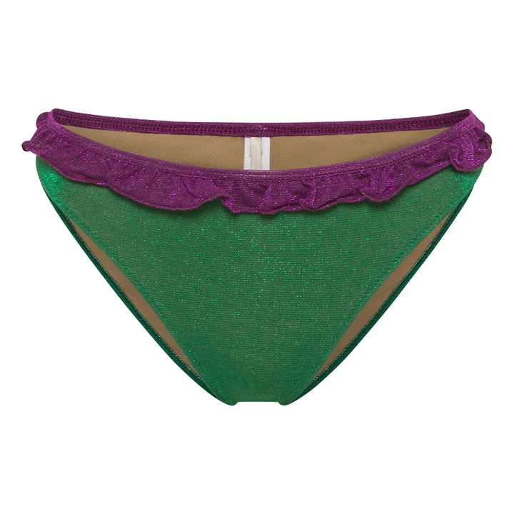Momoni Bas de Maillot Palm Bay Métallisé | Vert émeraude