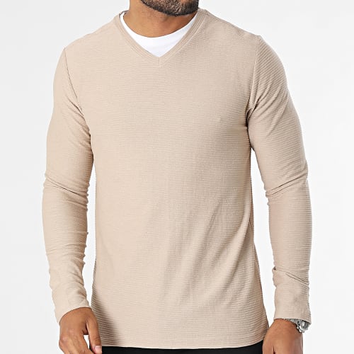 Tee Shirt Manches Longues Derren Beige