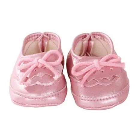 Götz Puppenkleidung Mokkasin Schuhe pink für Puppen von 30-33cm