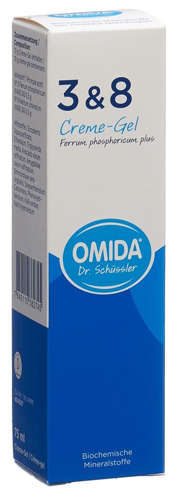 Omida Nr3&8 Ferrum phosphoricum plus Creme-Gel Gel Tb 75 ml