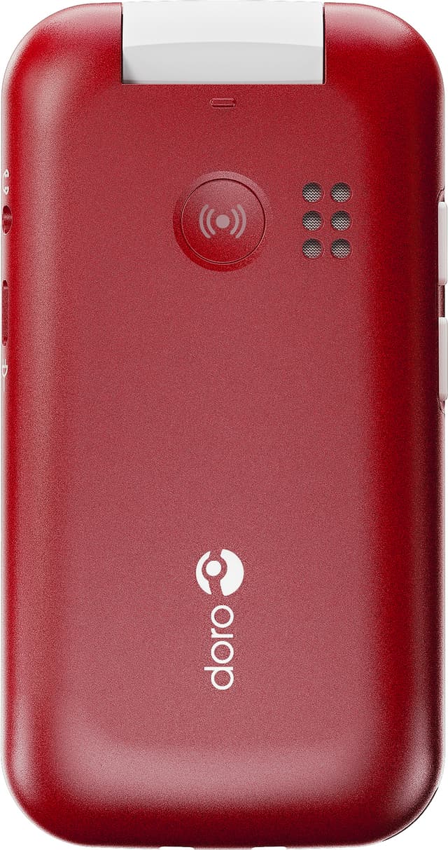 Doro 2881 mobiltelefon (rød)