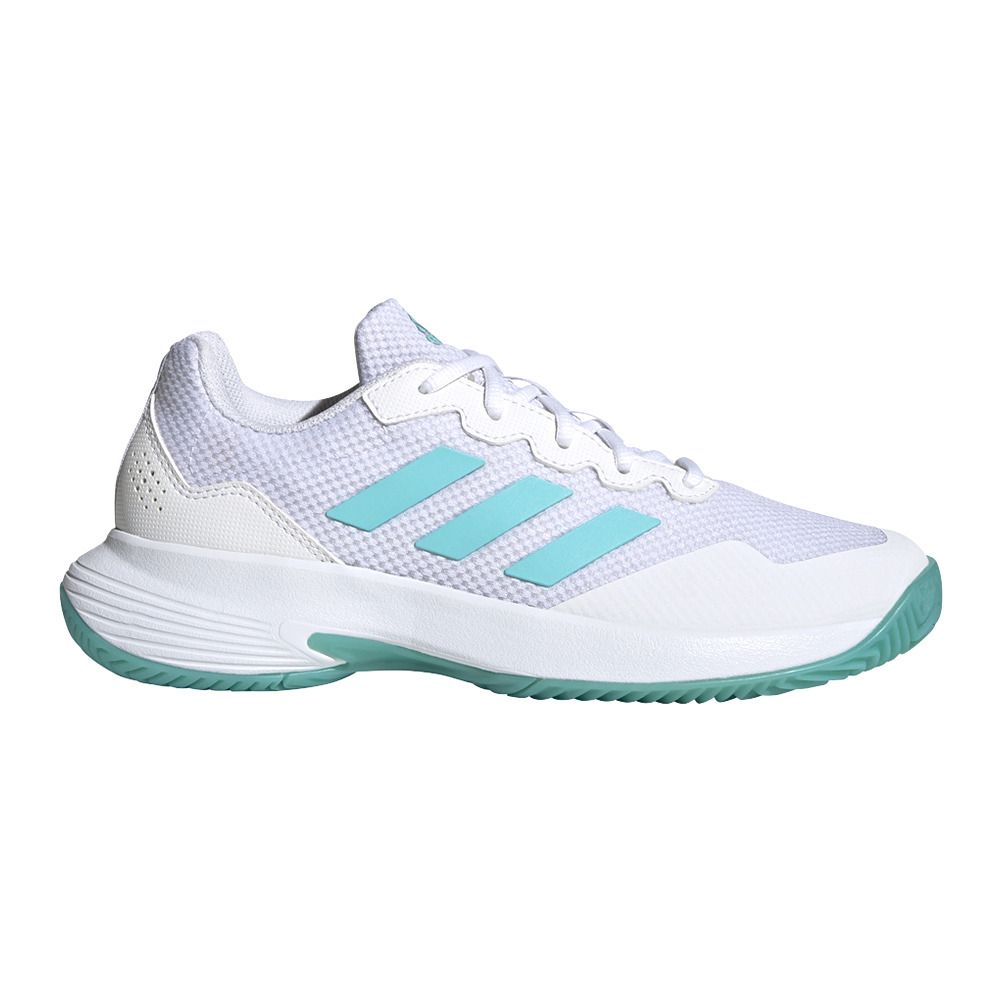 Adidas Performance GAMECOURT 2.0 - Chaussures tennis Femme ftwwht/pulaqu/ftwwht