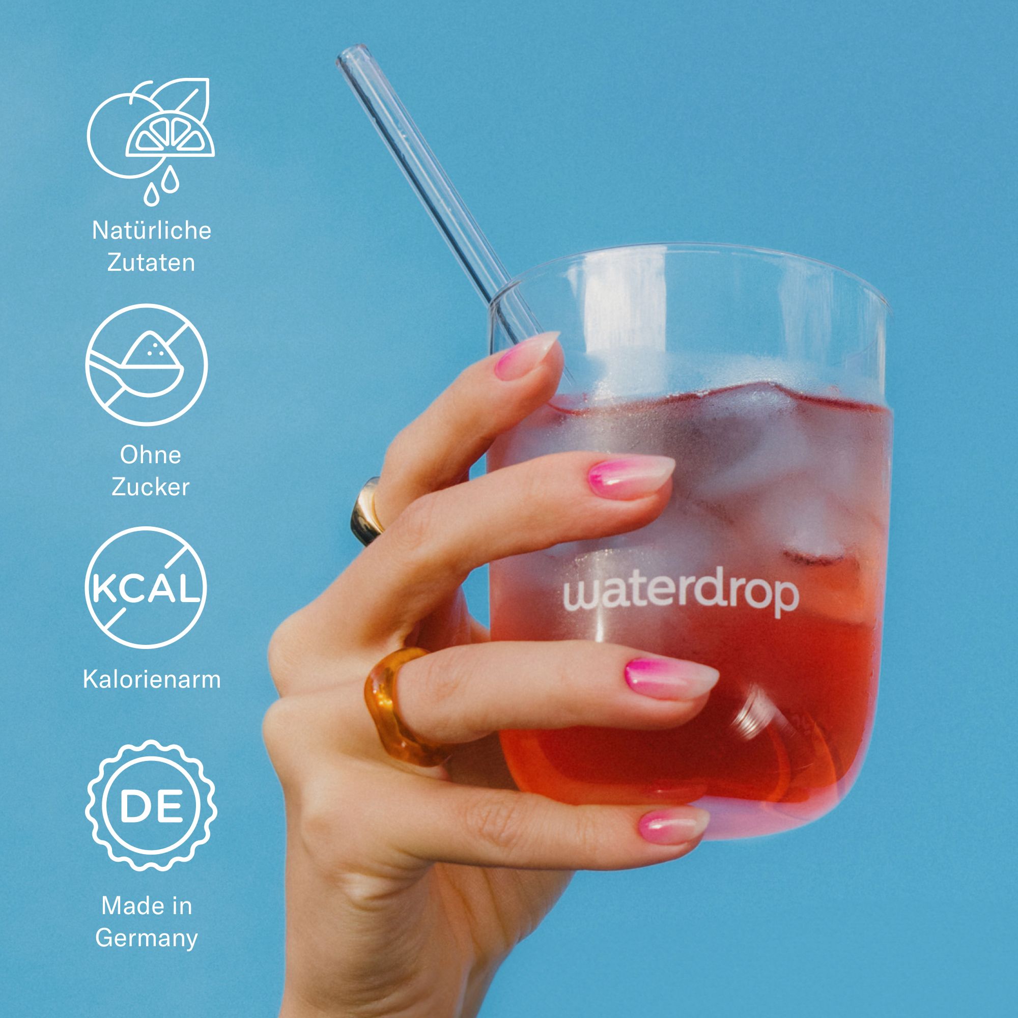 waterdrop® Microdrink Ice Tea Set Getränkewürfel
